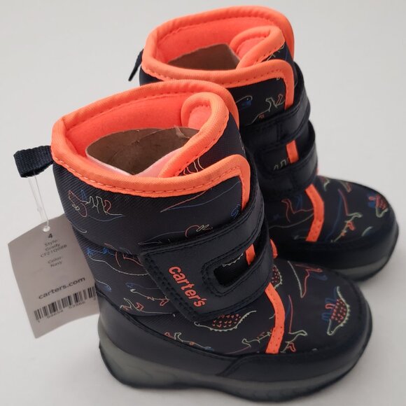 NWT Carter's Dinosaur Snow Boots - Picture 2 of 5